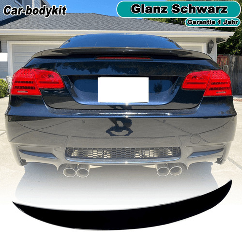 Glanz schwarz heckspoiler - schwarz,
